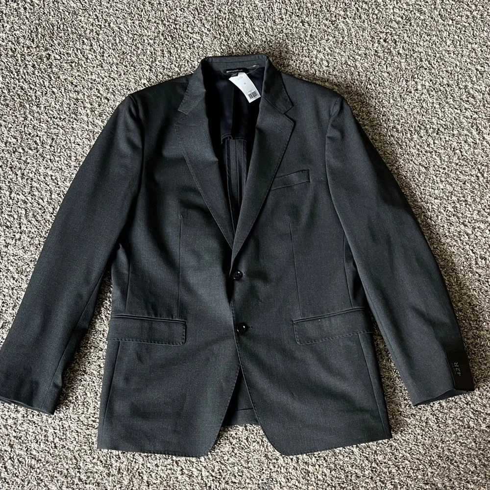 Banana Republic Gray Suit Blazer Size 42R Slim Fit Sport Coat NWT